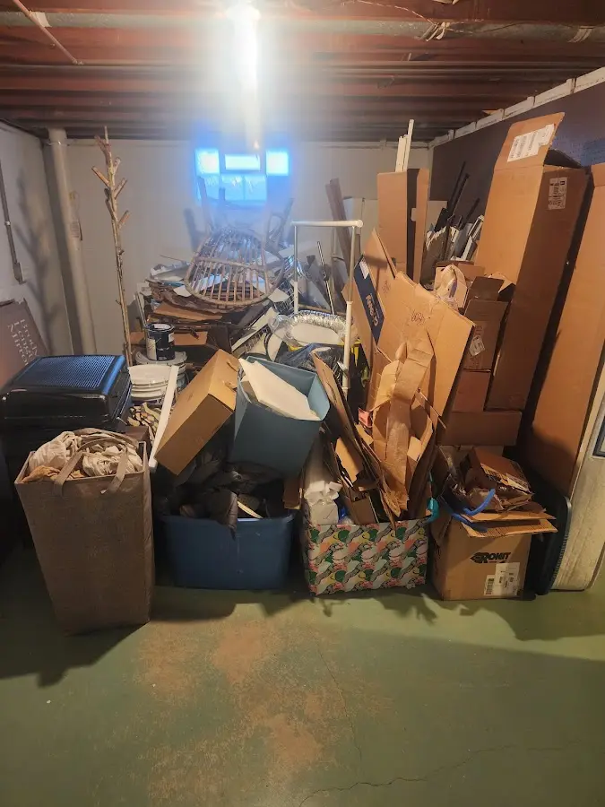 Roll-off dumpster container at job site for Construction Dumpster Rental in Hickman